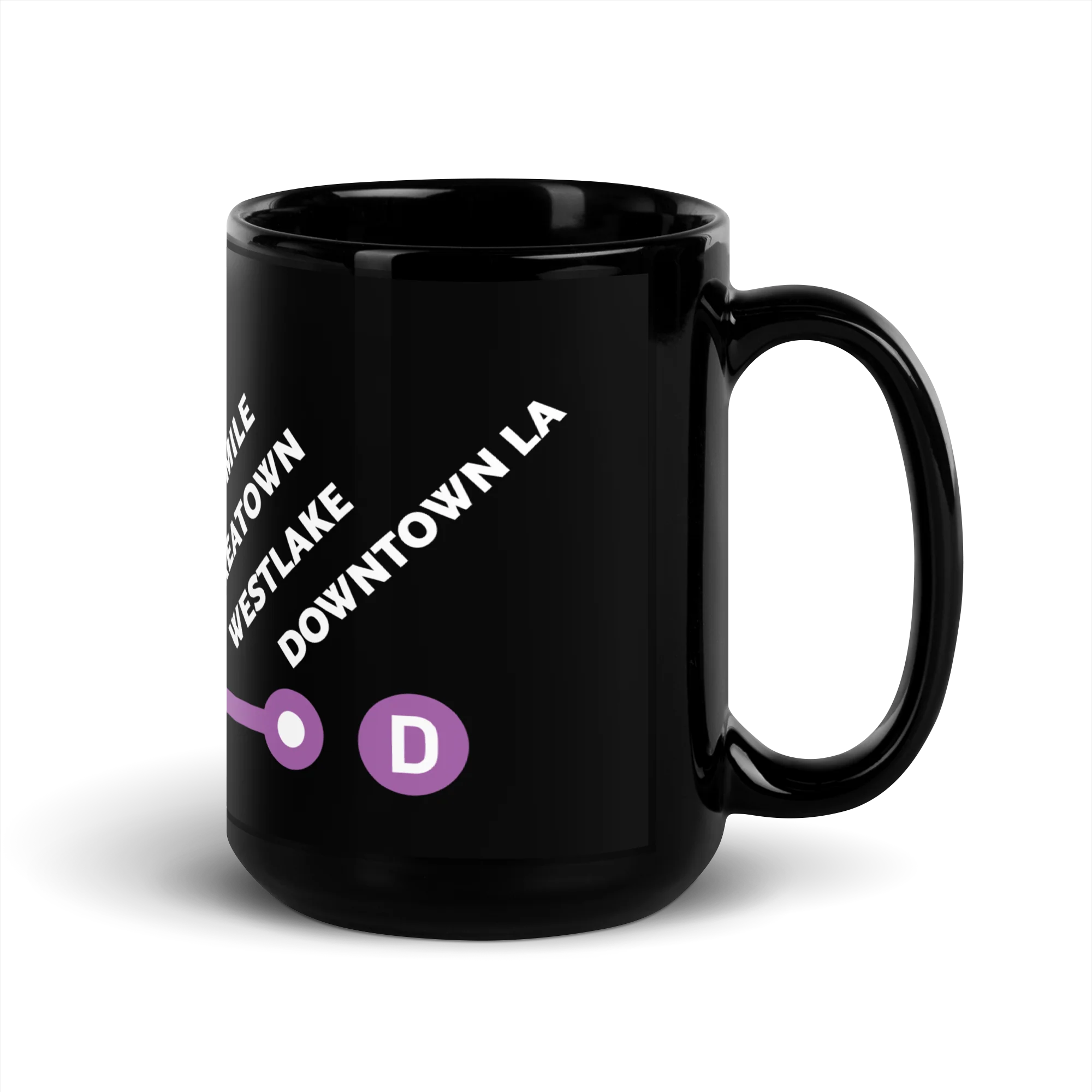 D Line Neighborhoods Black Glossy Mug - Image 5