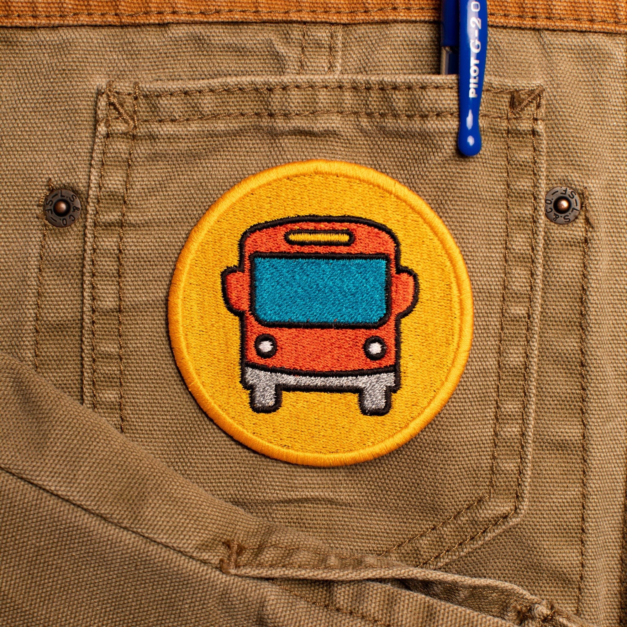 Bus and Rail Embroidered Patches - Image 3