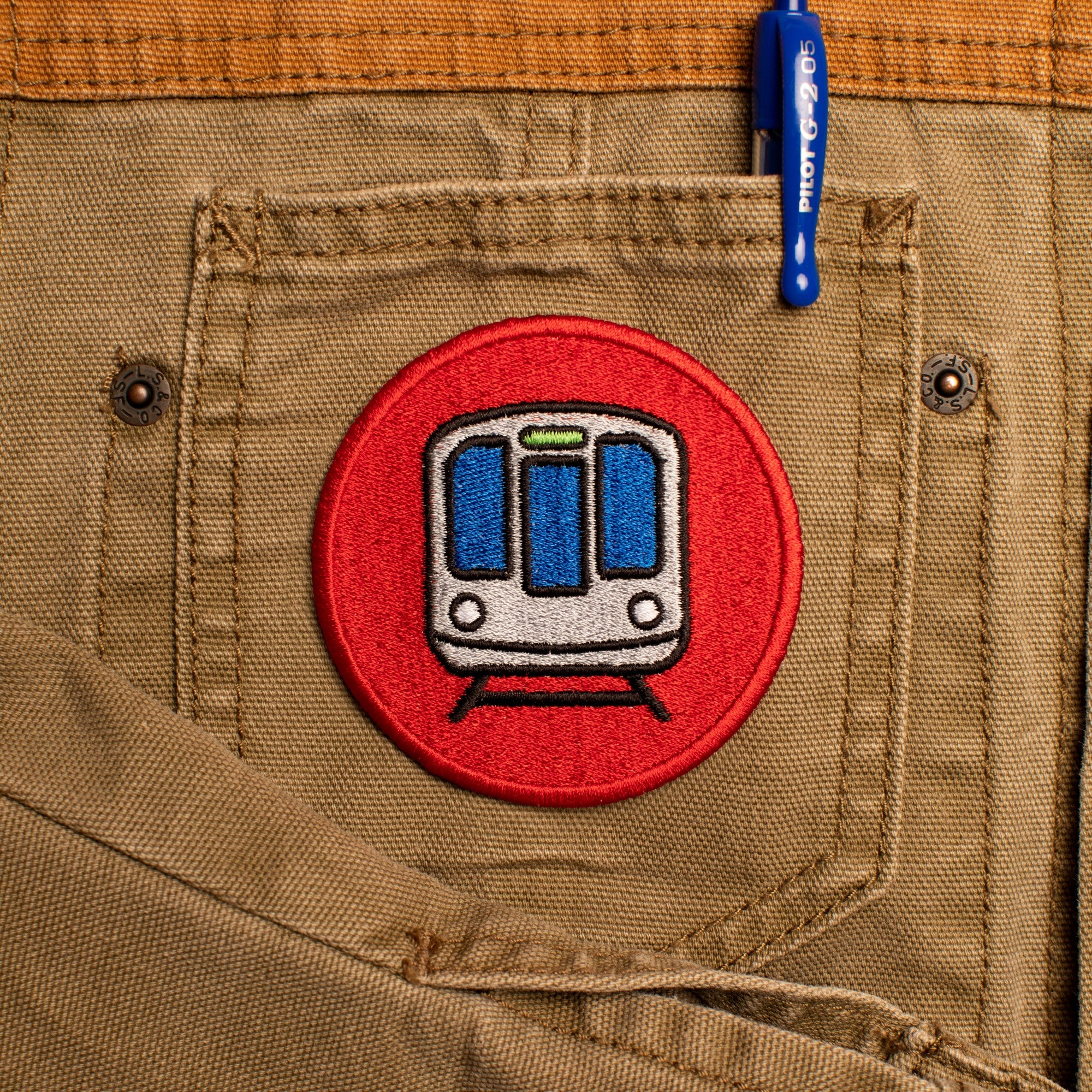 Bus and Rail Embroidered Patches - Image 4