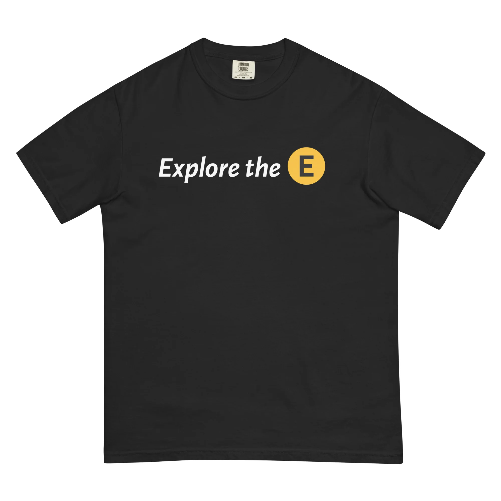 Explore the E Unisex Heavyweight T-shirt