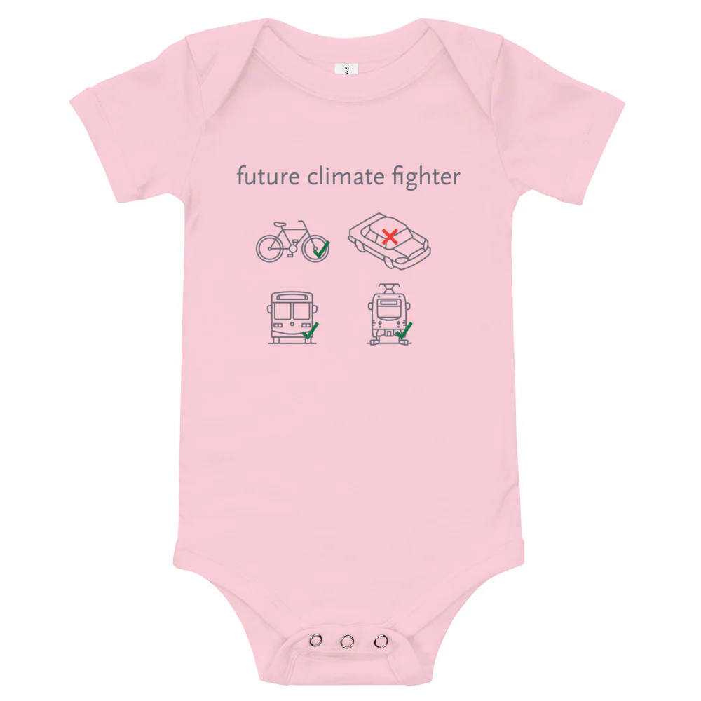 Future Climate Fighter Baby Bodysuit - Image 4