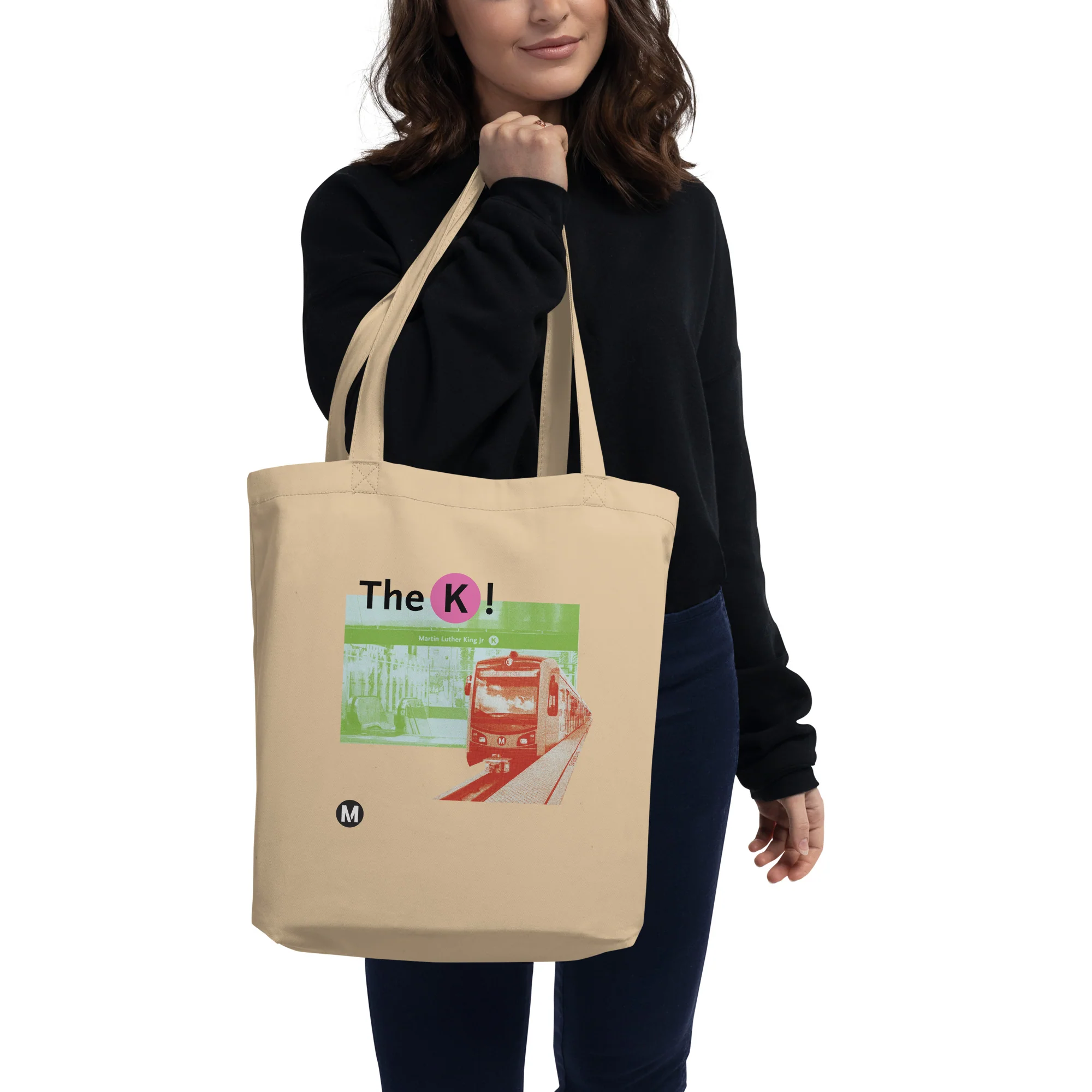 K Line MLK Station Organic Cotton Tote - Image 3