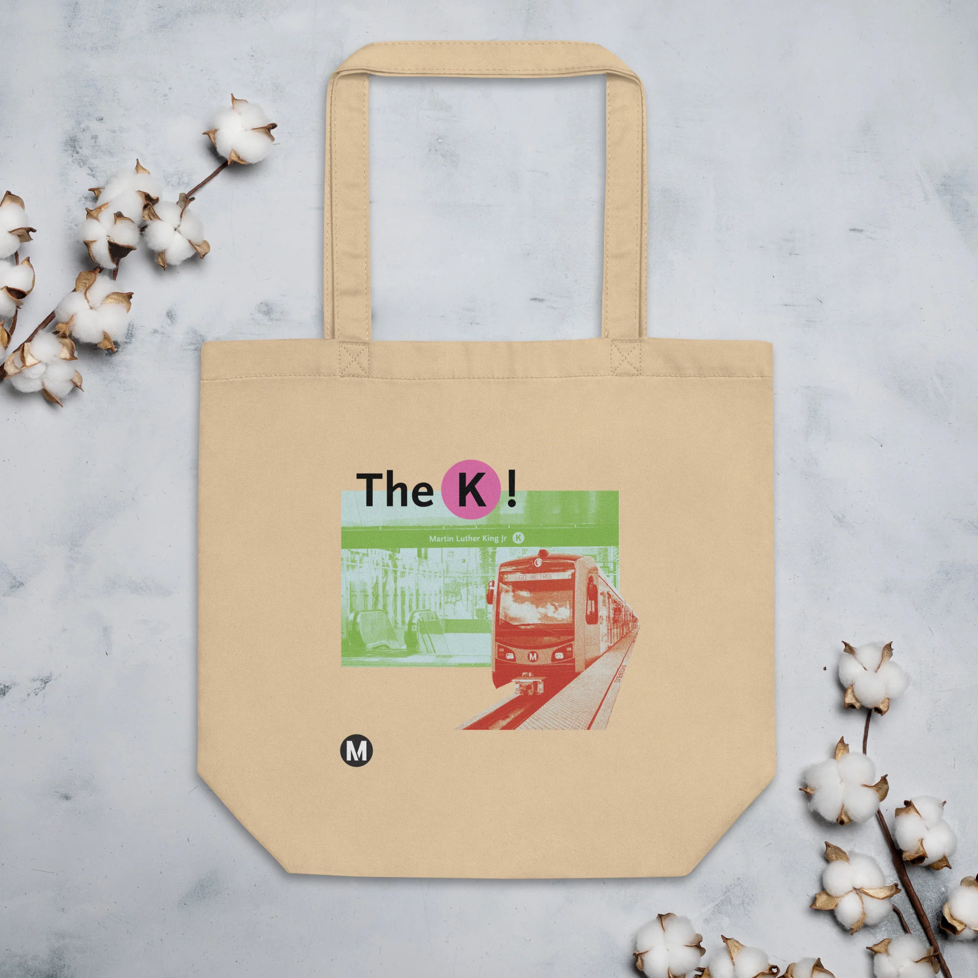 K Line MLK Station Organic Cotton Tote - Image 5
