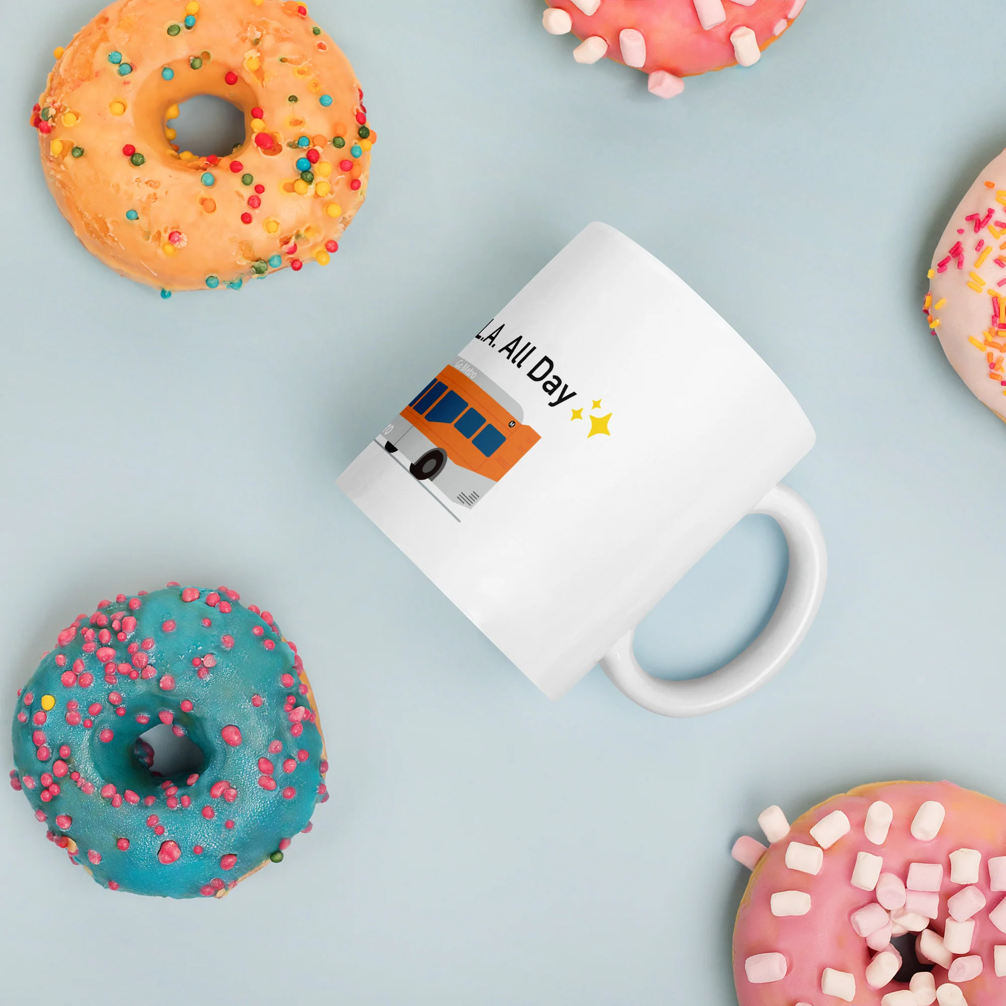 L.A. All Day Bus Mug - Image 3