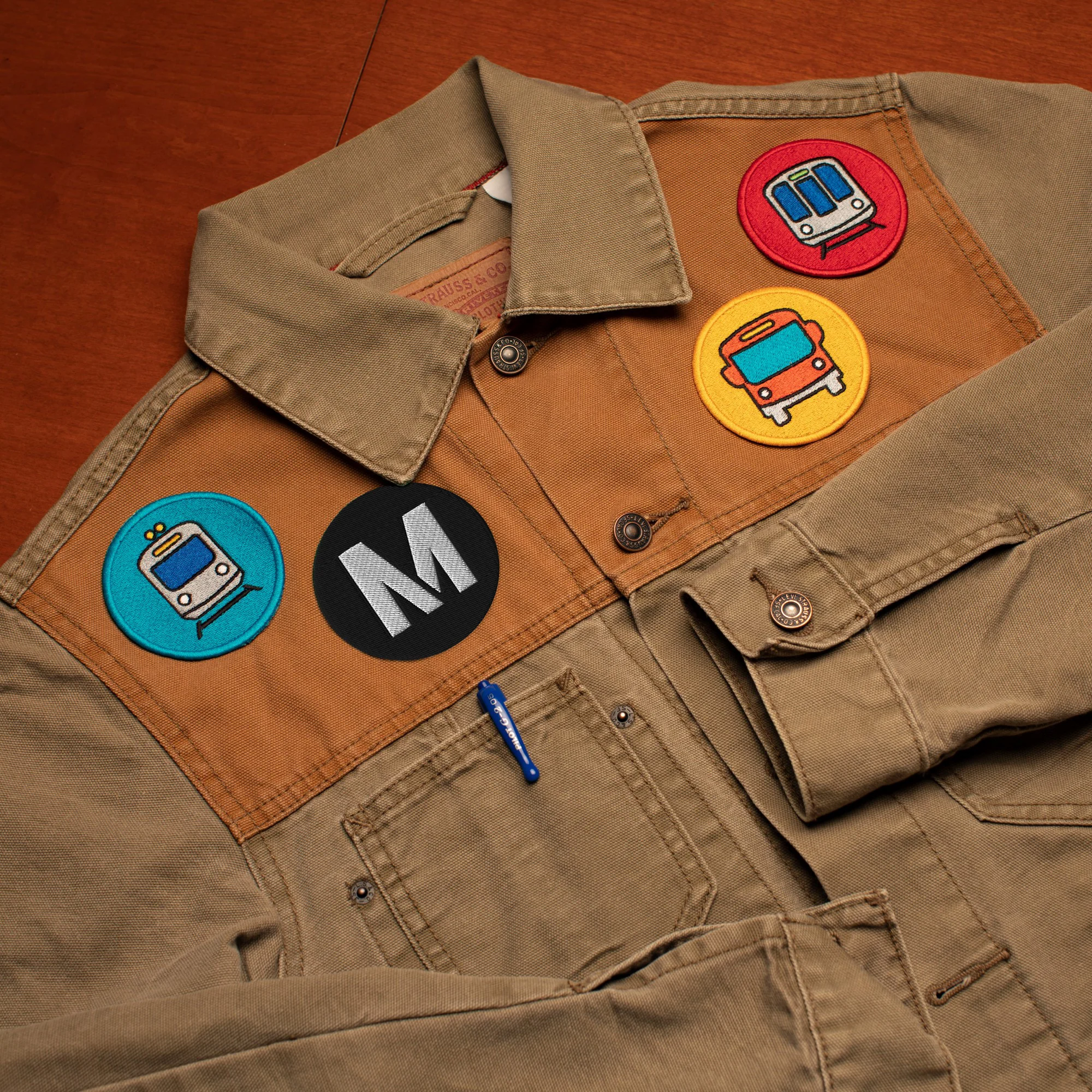 Metro Logo Embroidered Patch - Image 3