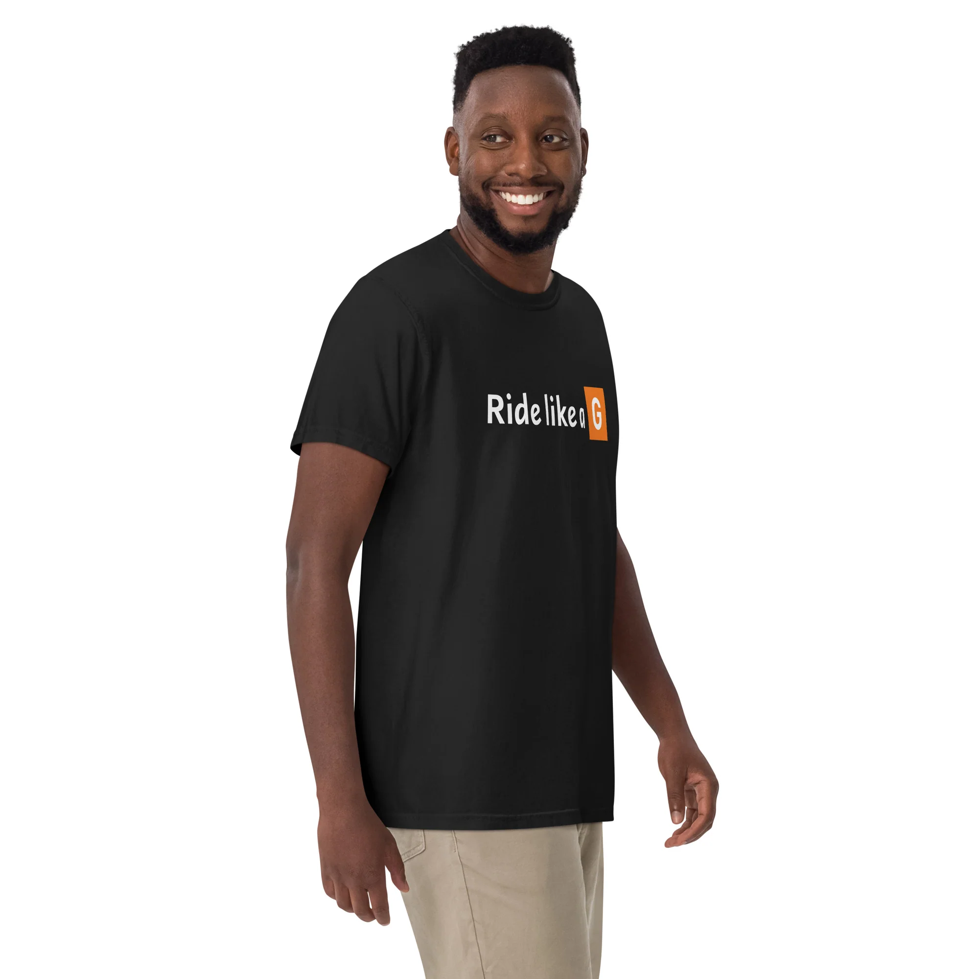 Ride Like a G Unisex Heavyweight T-shirt - Image 2