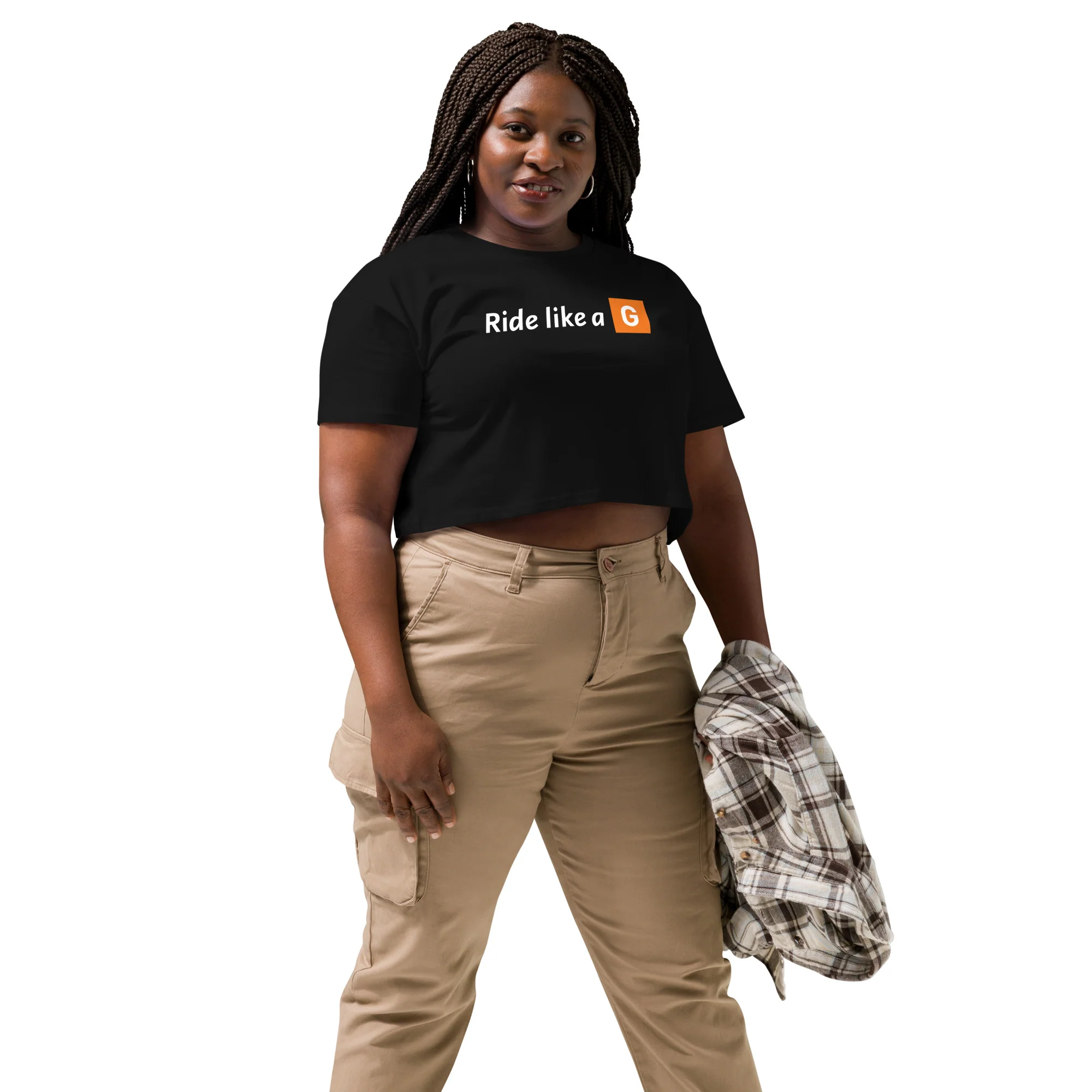 Ride Like a G Women’s Crop Top - Image 2