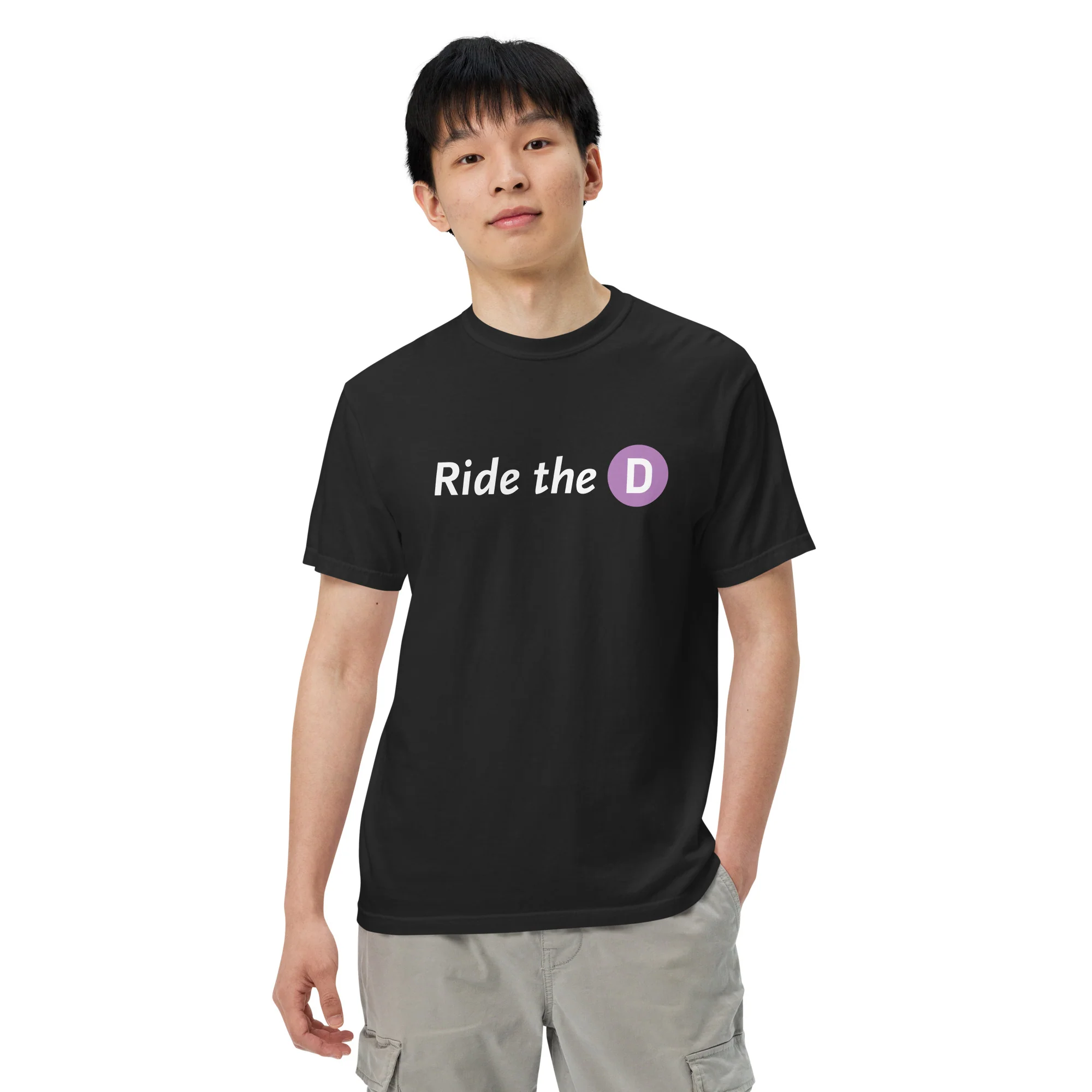 Ride The D Unisex Heavyweight T-Shirt