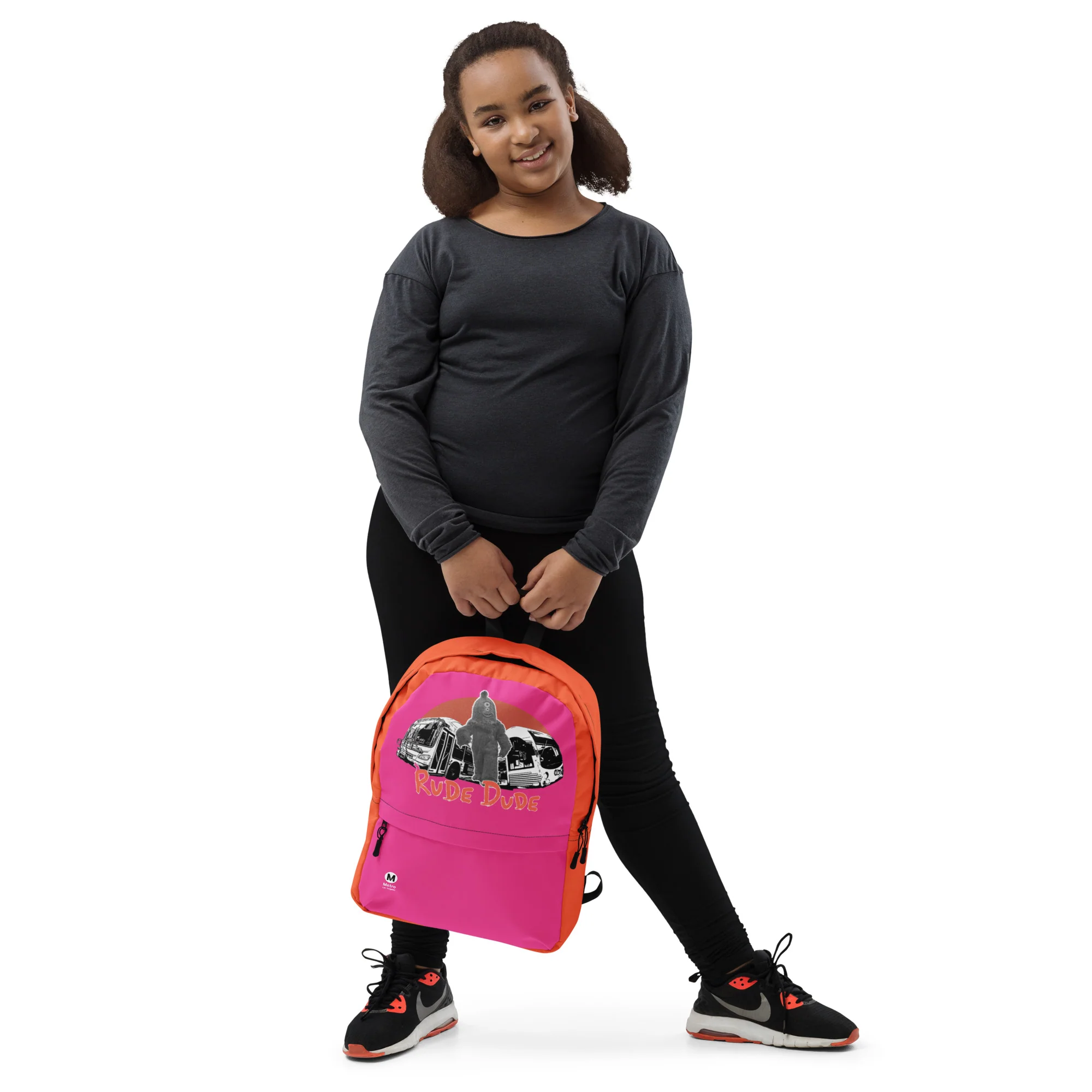 Rude Dude Backpack Pink - Image 3