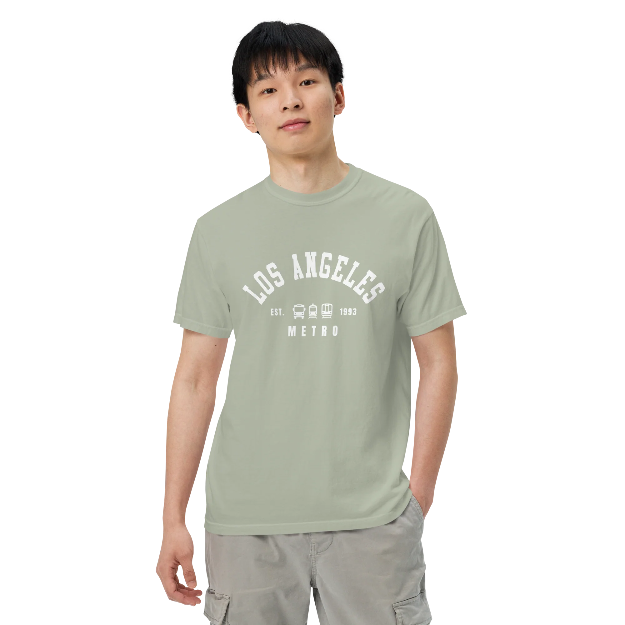 Varsity Unisex Heavyweight T-Shirt - Image 5